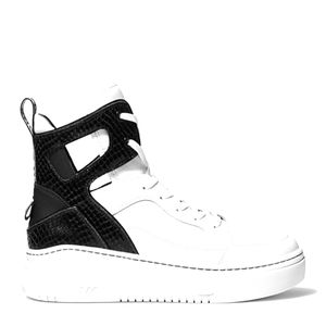 Michael Kors Matson High Top Embbosed Printed Leather Sneakers size 7